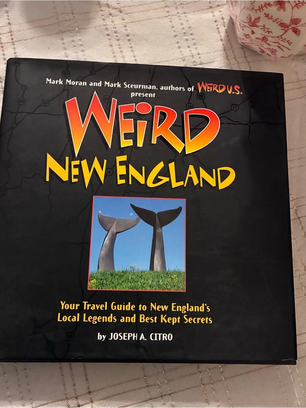 Weird New England Hardcover Book - Black Cover with Red & Yellow Title